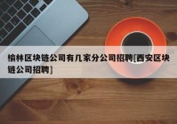 榆林区块链公司有几家分公司招聘[西安区块链公司招聘]